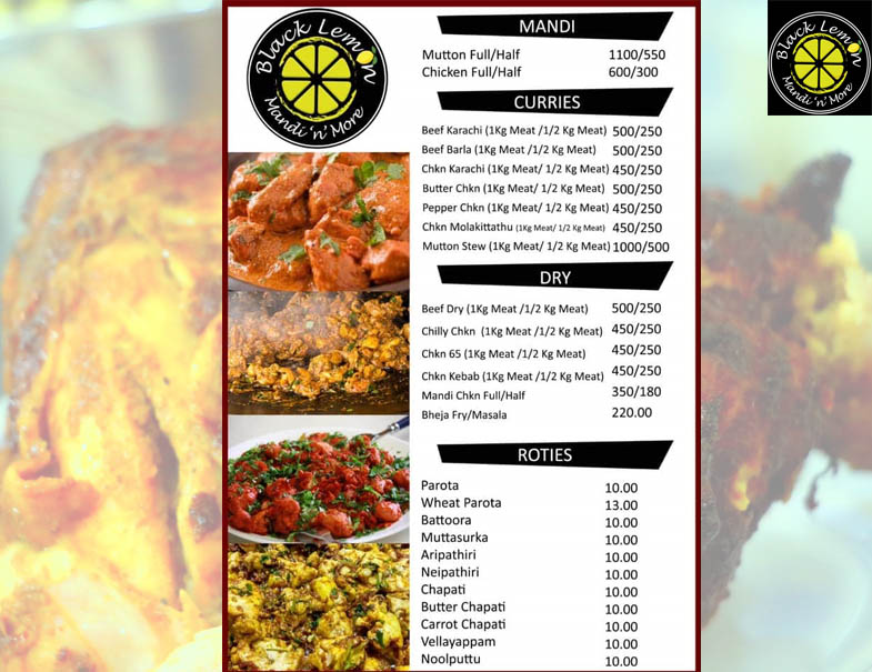 BLACK LEMON-HOMELY FOOD(KANNUR)